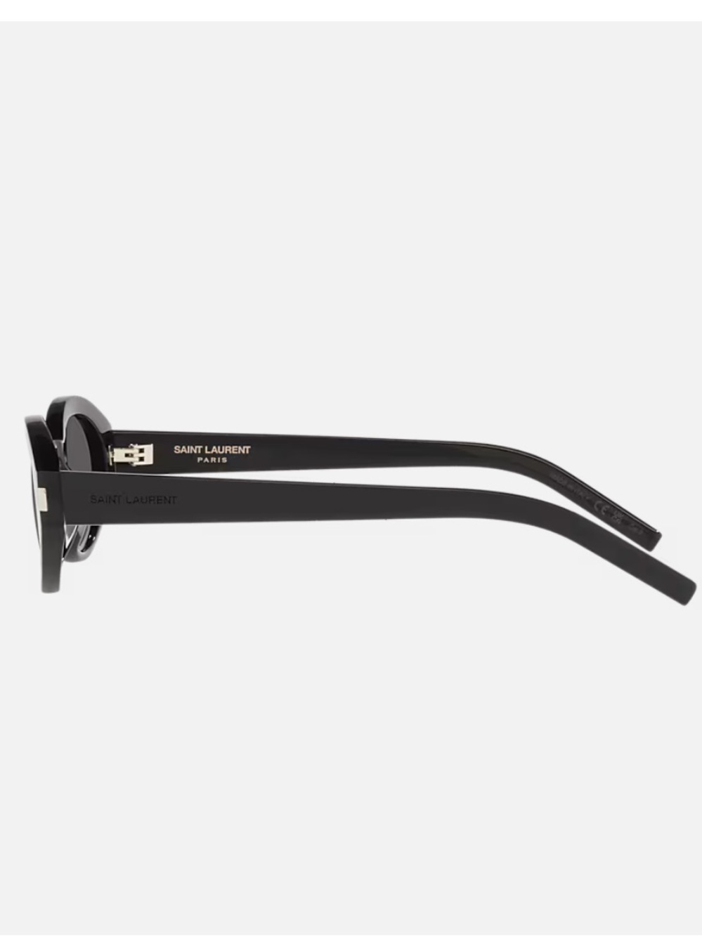 Saint Laurent 567 Black Cat-Eye Sunglasses with Dark Lenses - Picture 3 of 13